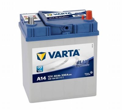 BATTERIA AUTO VARTA BLUE 40AH POLO DX - A14   330A