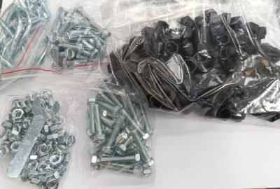 R GAZEBO IN ALLUMINIO-KIT VITI MONTAGGIO