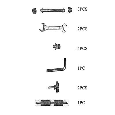 R ACCESSORI MONTAGGIO X OMBRELLONE DEC.PALO ALL.NERO  93X93 3X4