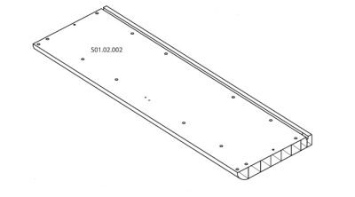 R FIANCO S01.02.002 X ARMADIO SPOGLIATOIO RESINA A 2 POSTI IN KIT C/SERRAT