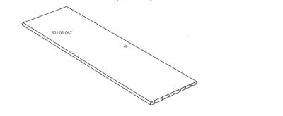R ANTA S01.01.067 X ARMADIO SPOGLIATOIO RESINA A 2 POSTI IN KIT C/SERRAT