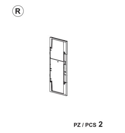 R RX2 X ARMADIO BIOS 2 ANTE 65X37X165 PORTASCOPE  ART.301