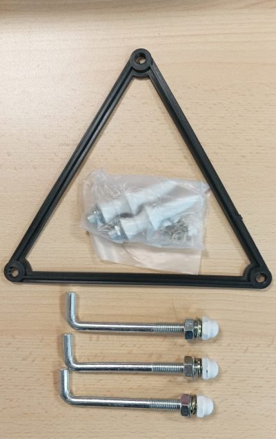 R ACCESSORI MONTAGGIO X LAMPIONE NEW YORK H 200 CM 2 LUCI BIANCO