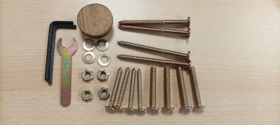 R KIT MONTAGGIO X TAVOLO LEGNO ALLUNGABILE CM 200/150X90X75