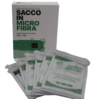 RICAMBIO FOLLETTO SACCO IN MICROFIBRA K135/6 PZ.6