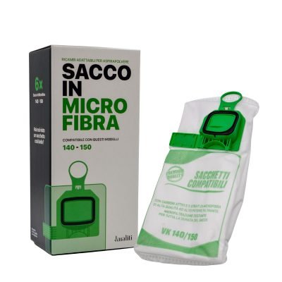 RICAMBIO FOLLETTO SACCO IN MICROFIBRA K140/150 PZ.6