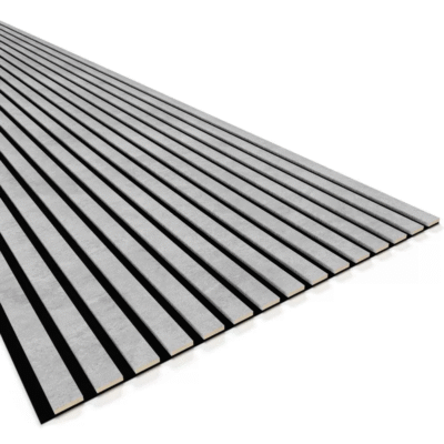 LAMELLO FLESSIBILE GRIGIO CHICAGO CON FELTRO NERO 2780X600X9 MM