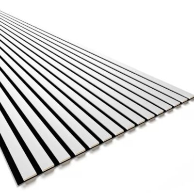 LAMELLO FLESSIBILE BIANCO CON FELTRO NERO MIS. 2780X600X9 MM