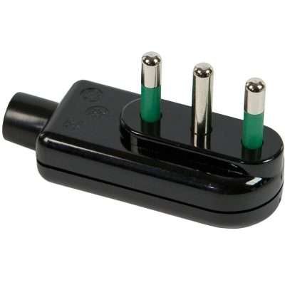 FME 80.041 SPINA RIBASSATA 16A 2P+T NERO