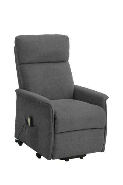 POLTRONA RECLINER RELAX ALZAPERSONA TESSUTO GRIGIO