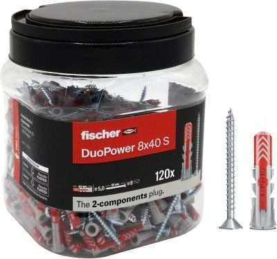 FISCHER TASSELLO DUOPOWER S 8X40 PROPACK 120 PZ