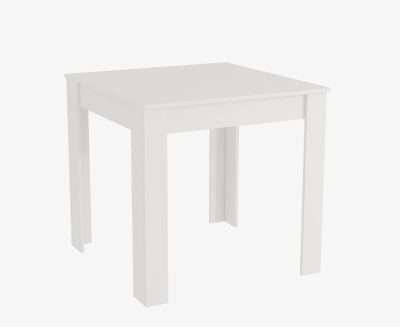 TAVOLO FISSO CM 80X 80XH75 BIANCO LUCIDO