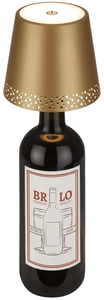 LAMPADA FLASKA PER MONTAGGIO SU BOTTIGLIA ORO