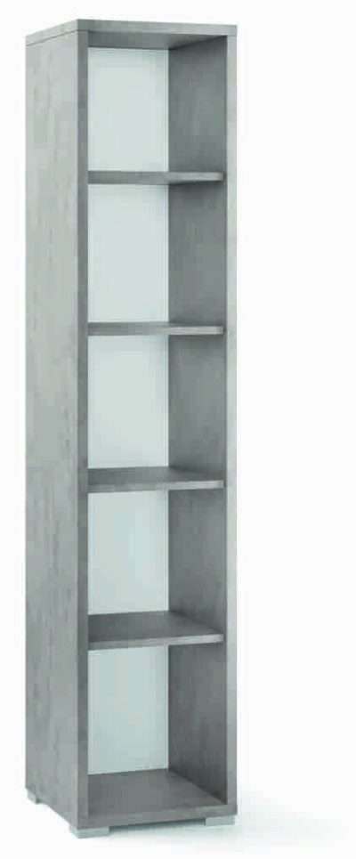 UFFICIO DOUBLE COLONNA GIORNO 182X39 CEMENTO