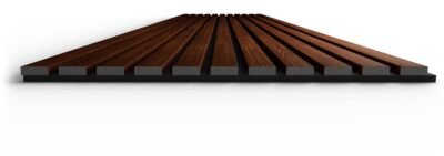 LA1321 da 4 cm Pannello quadrato fonoassorbente 600x600x22 mm NOCE - immagine 2