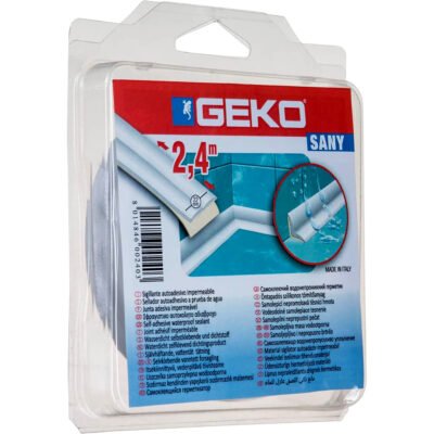 GUARNIZIONE GEKO SANIBORD 22 MM X 2,4 M BIANCO*
