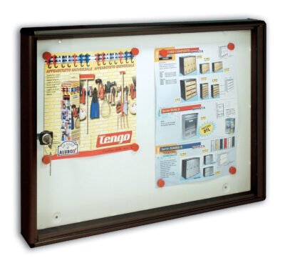 BACHECA FONDO MAGNETICO ALUBOX BC2 55X5X40 GR