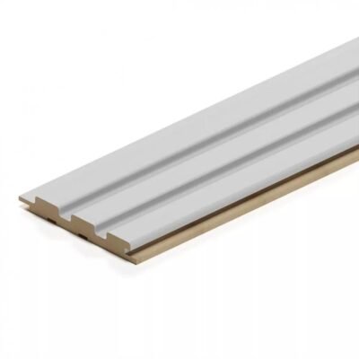 DOGA 3D LEGNO IN MDF WHITE MIS. 119X16X2750 MM