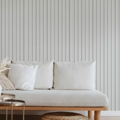 DOGA 3D LEGNO IN MDF WHITE MIS. 119X16X2750 MM - immagine 2