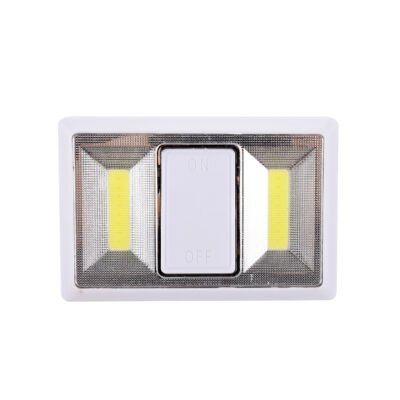 INTERRUTTORE LUMINOSO A PILE BIANCO