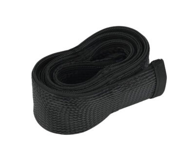 GUAINA RACCOGLICAVO CON ZIP D 25MMX1,5M NERO