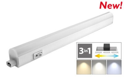 REGLETTE LED  30 CM  5W  850LM  3000-4000-6000 K