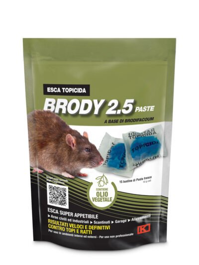ESCA TOPICIDA FRESCA BRODY 2.5 150 G BLU CON OLIO