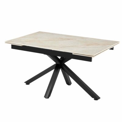 TAVOLO STARSTORE 140/200X90X76 CERAM.290 LUCIDO