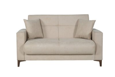 DIVANO 2 POSTI CON CASSETTONE BRAVO BACOS BEIGE
