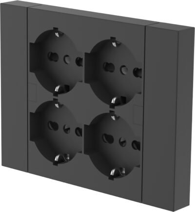MULTIPRESA INCASSO QUADRA 4 PRESE BIP.SCH NERA