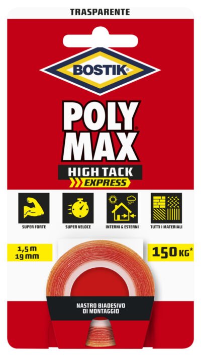 BOSTIK POLYMAX NASTRO BIAD HIGHTACK EXPRESS TRASP