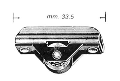 SC CARRELLO A 1 RUOTA PER CRISTALLO 4 PZ