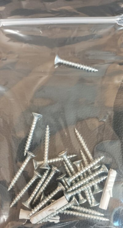 R KIT MONTAGGIO X SCAFFALE IN PINO 5 RIPIANI 65X40XH171 CM