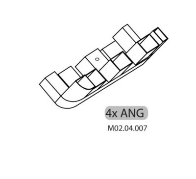 R 4XANG. M02.04.007 ARMADIO SPORCO PULITO RESINA 1 ANTA