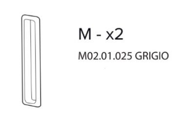 R MX2 M02.01.025 GRIGIO  X COPRICALDAIA  RESINA HIMALAYA