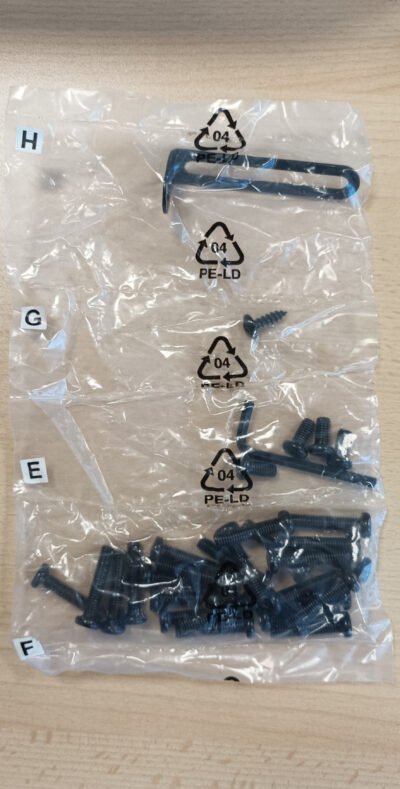 R KIT MONTAGGIO X INDUSTRIAL LIBRERIA METAL/QUERCIA 80X30X180 CM