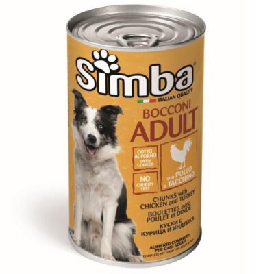 CIBO CANE MONGE SIMBA 1230 G BOCCONC POL TAC
