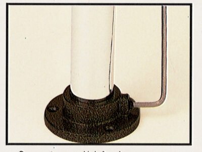 BL GHIERA DI FISSAGGIO PER TUBO VERNIC BIANCO 2 PZ