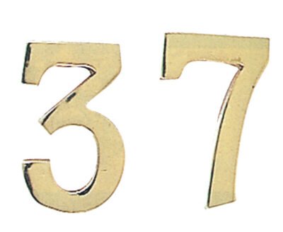 BL NUMERO CIVICO 6 IN OTTONE 100 MM