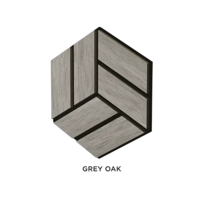 Fonoassorbente MDF Exagon 30x26 cm GREY OAK