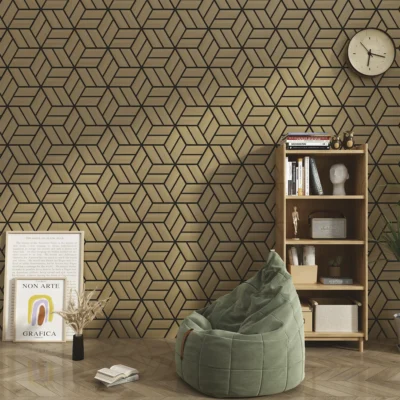 Fonoassorbente MDF Exagon 30x26 cm WHITE OAK - immagine 6