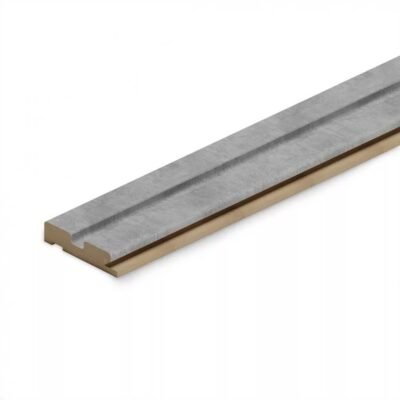 PROFILO SX 3D LEGNO IN MDF GRIGIO CHICAGO MIS.66,5X16X2750 MM