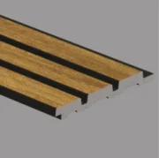 Doghe in duro polimero con fondo nero