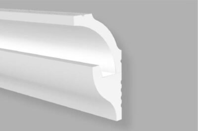 JX138 plus Cornice in polimero alloggio LED 90x50x2000 mm