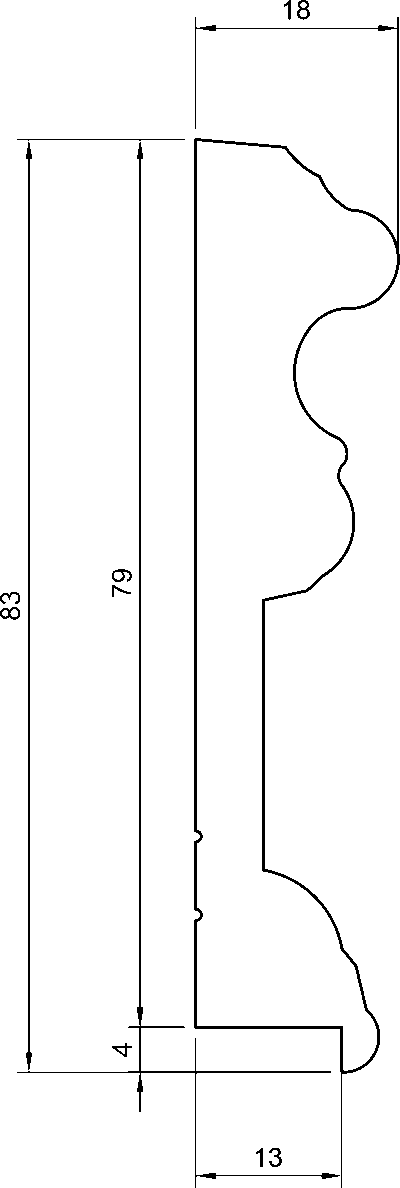 HP111-25 telaio in polimeri con pannello in BISHIELD 25x55 cm - immagine 2