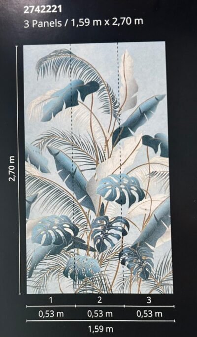 Carta da Parati art 2742221 misure 1,59 mt x 2,70 mt - immagine 2