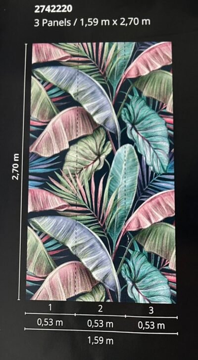 Carta da Parati art 2742220 misure 1,59 mt x 2,70 mt - immagine 2