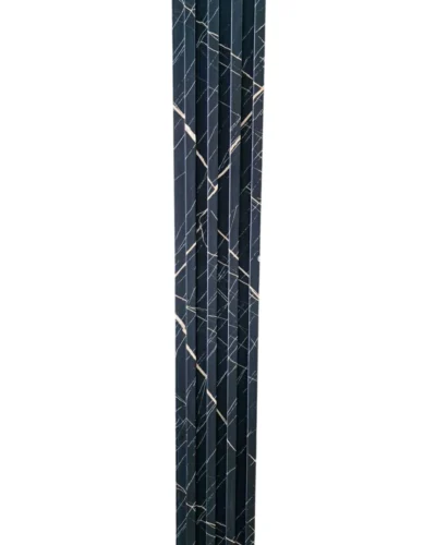 Doga effetto marmo in WPC 16x290 cm Nero e Oro - immagine 3