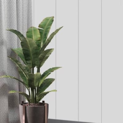 BIG DOGA IN MDF WHITE mis. 20,5 cm x 0,6 x 275 cm - immagine 3