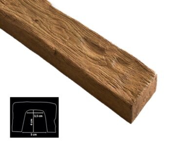 TRAVE RUSTICA COLORE LIGHT mis.cm 9x6 x 4 mt